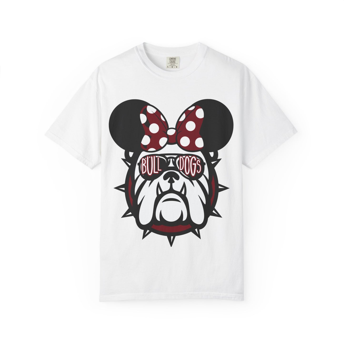 Georgia Bulldog Ears with bow