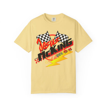 Jesus Racing Disney T-shirt — Rev 9:16 Graphic Tee