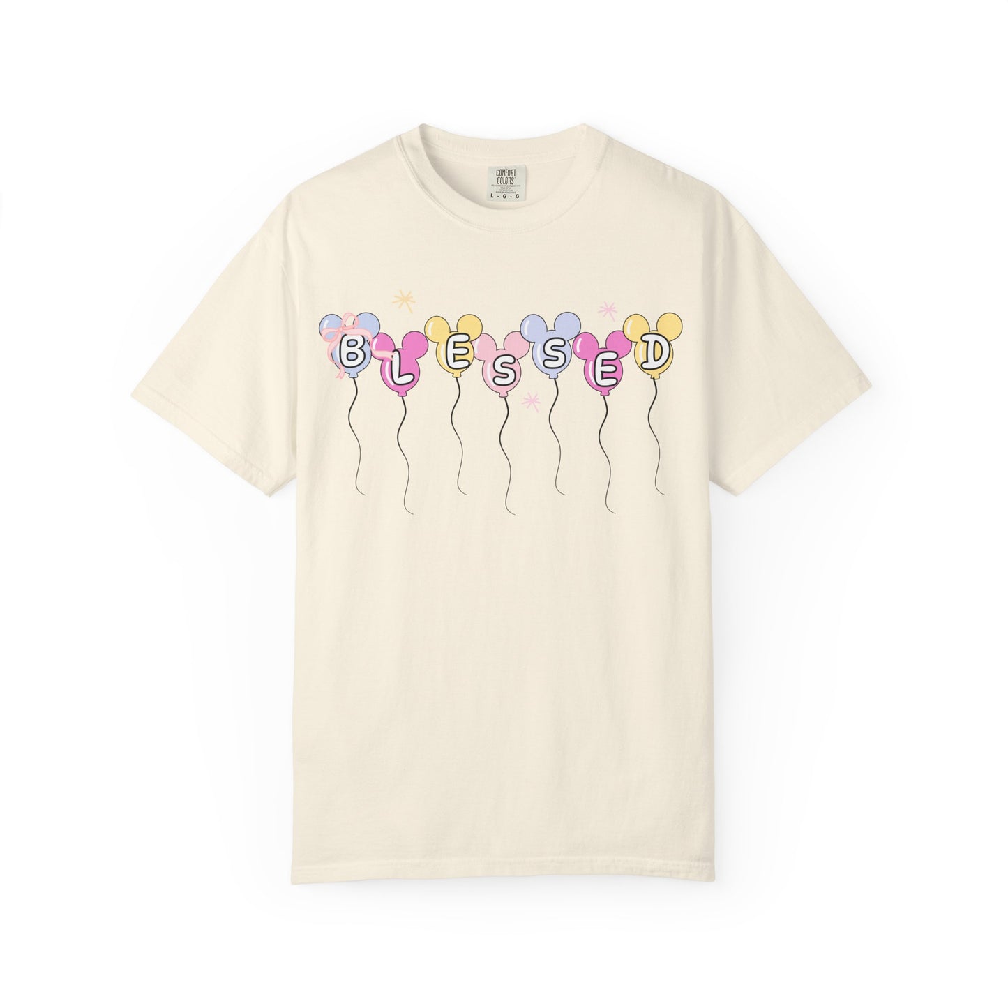 Blessed Disney Balloons | Disney Shirt | Comfort Colors T-Shirt