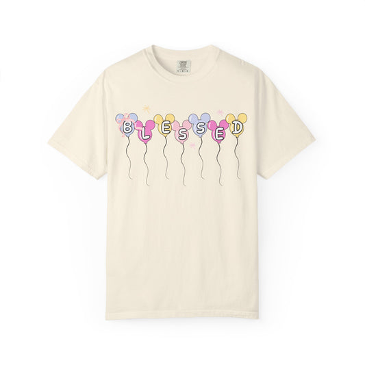 Blessed Disney Balloons | Disney Shirt | Comfort Colors T-Shirt