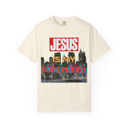 Jesus Is My Superhero T-Shirt — Christian Faith Graphic Tee