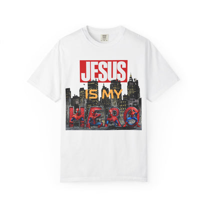 Jesus Is My Hero Spiderman T-Shirt