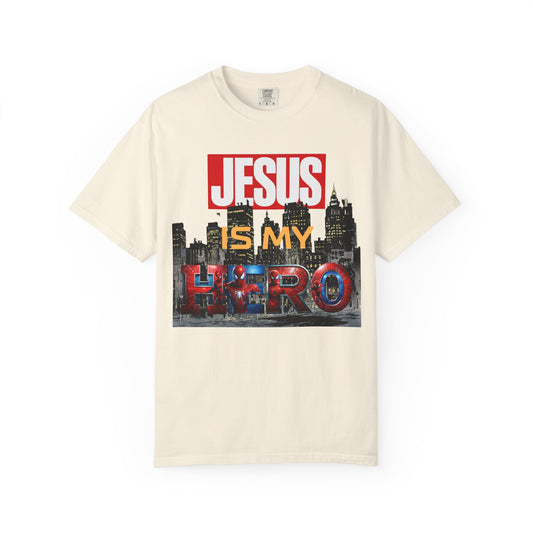 Jesus Is My Hero Spiderman T-Shirt