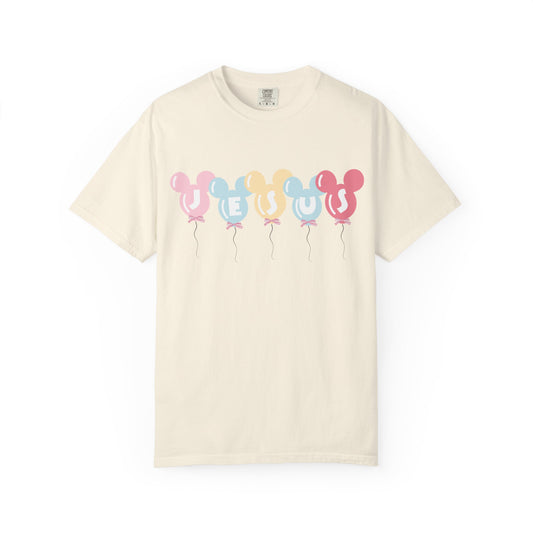Jesus Balloons Disney Shirt | Comfort Colors