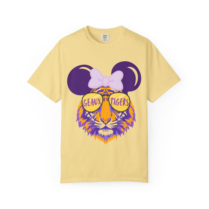 Kids LSU Disney w/bow Tee
