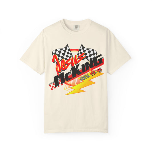 Jesus Racing Disney T-shirt — Rev 9:16 Graphic Tee