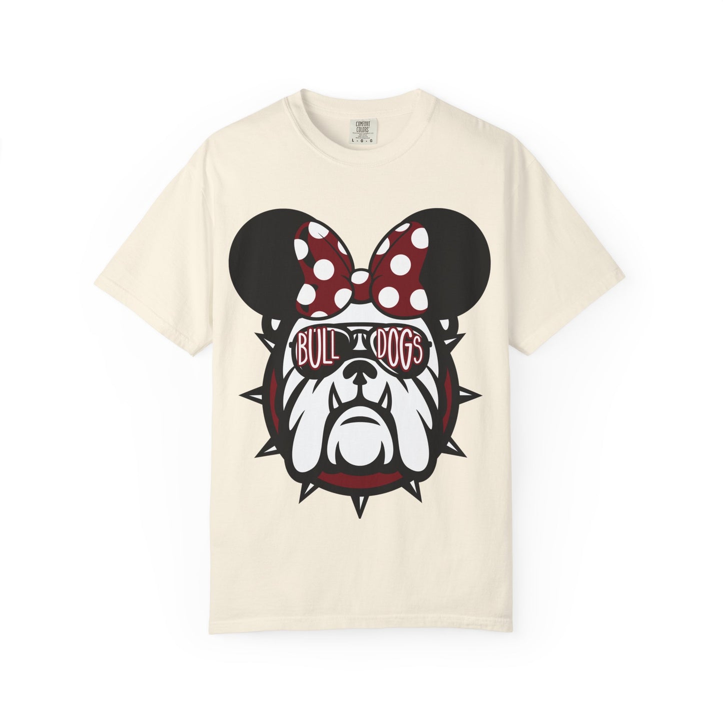 Georgia Bulldog Ears with bow