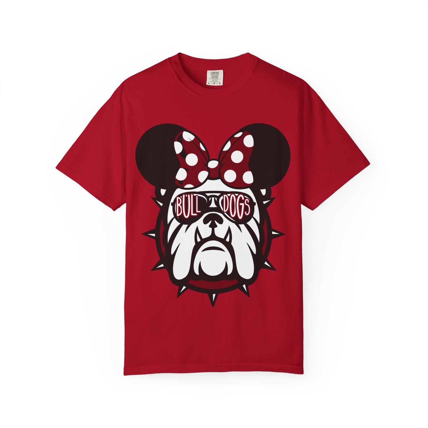 Georgia Bulldog Ears with bow