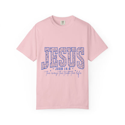Jesus Floral T‑Shirt