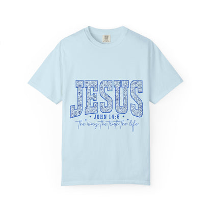Jesus Floral T‑Shirt