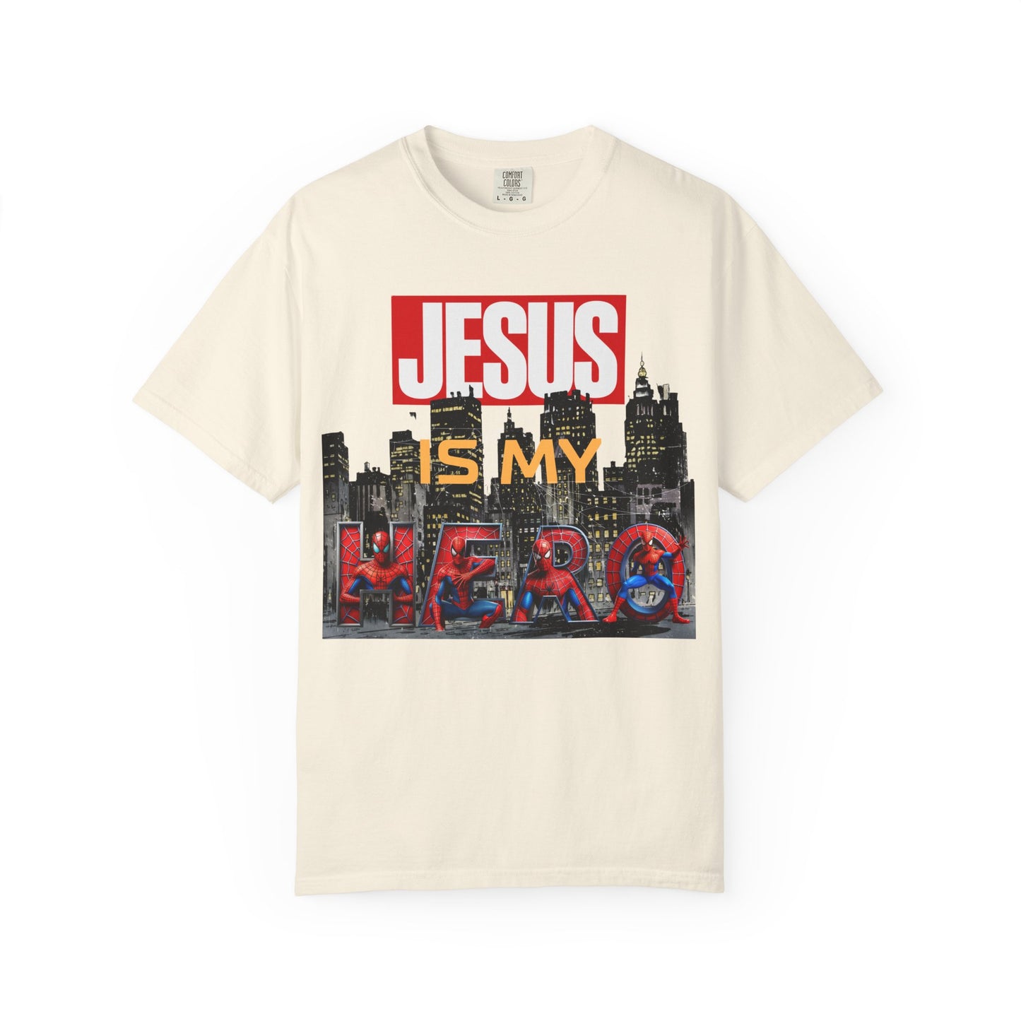 Jesus Is My Hero Spiderman T-Shirt