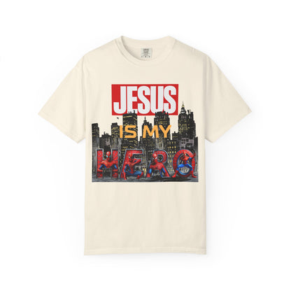 Jesus Is My Hero Spiderman T-Shirt