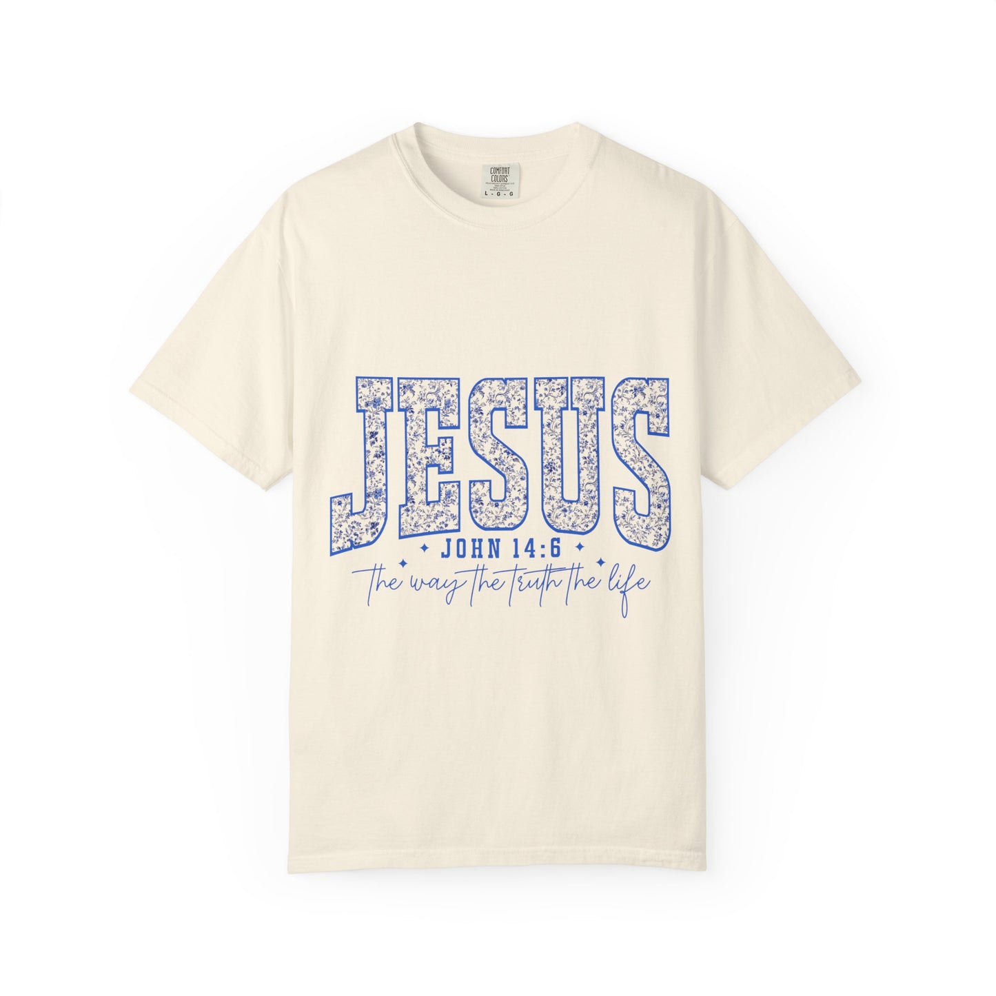 Jesus Floral T‑Shirt