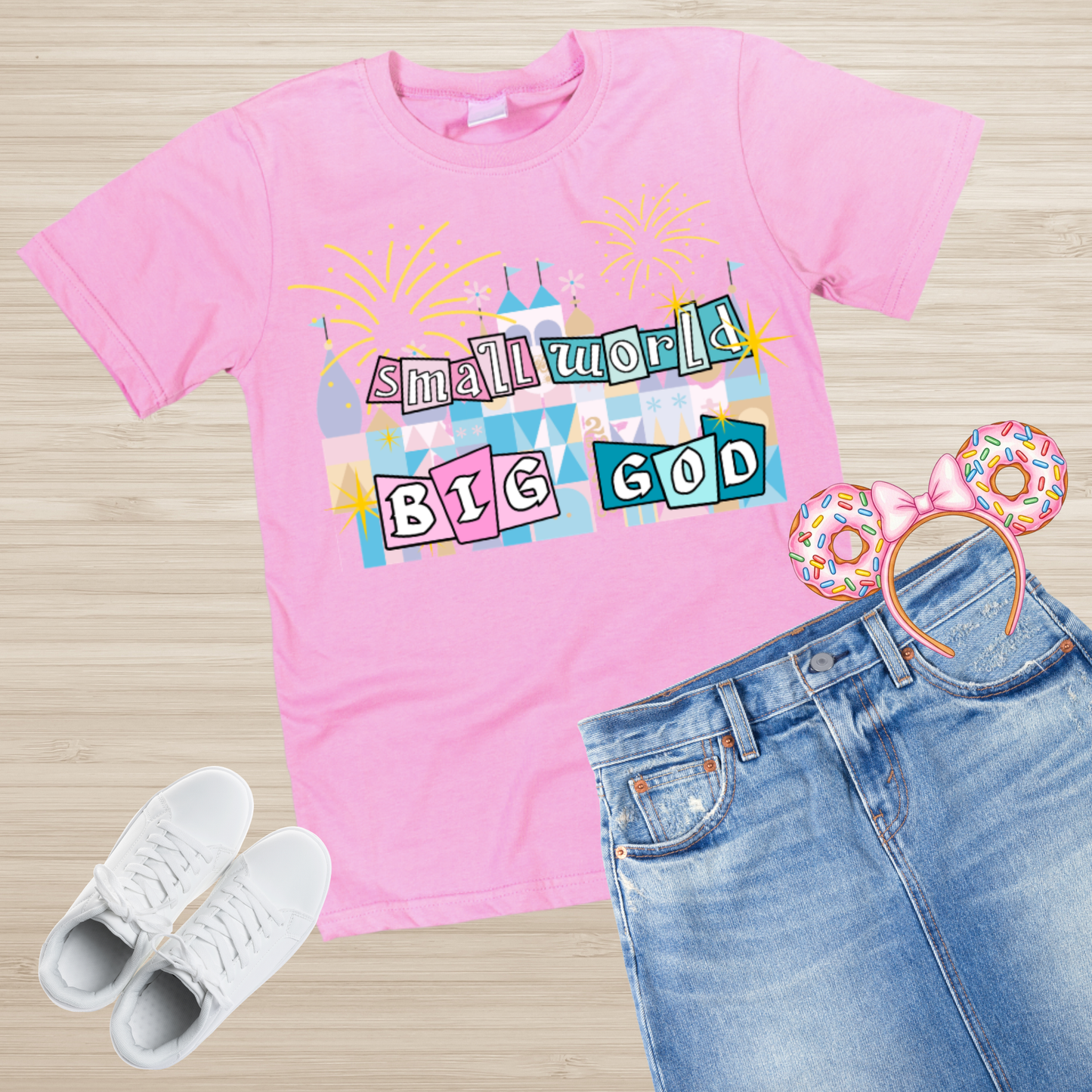 Small World Big God Disney T-shirt