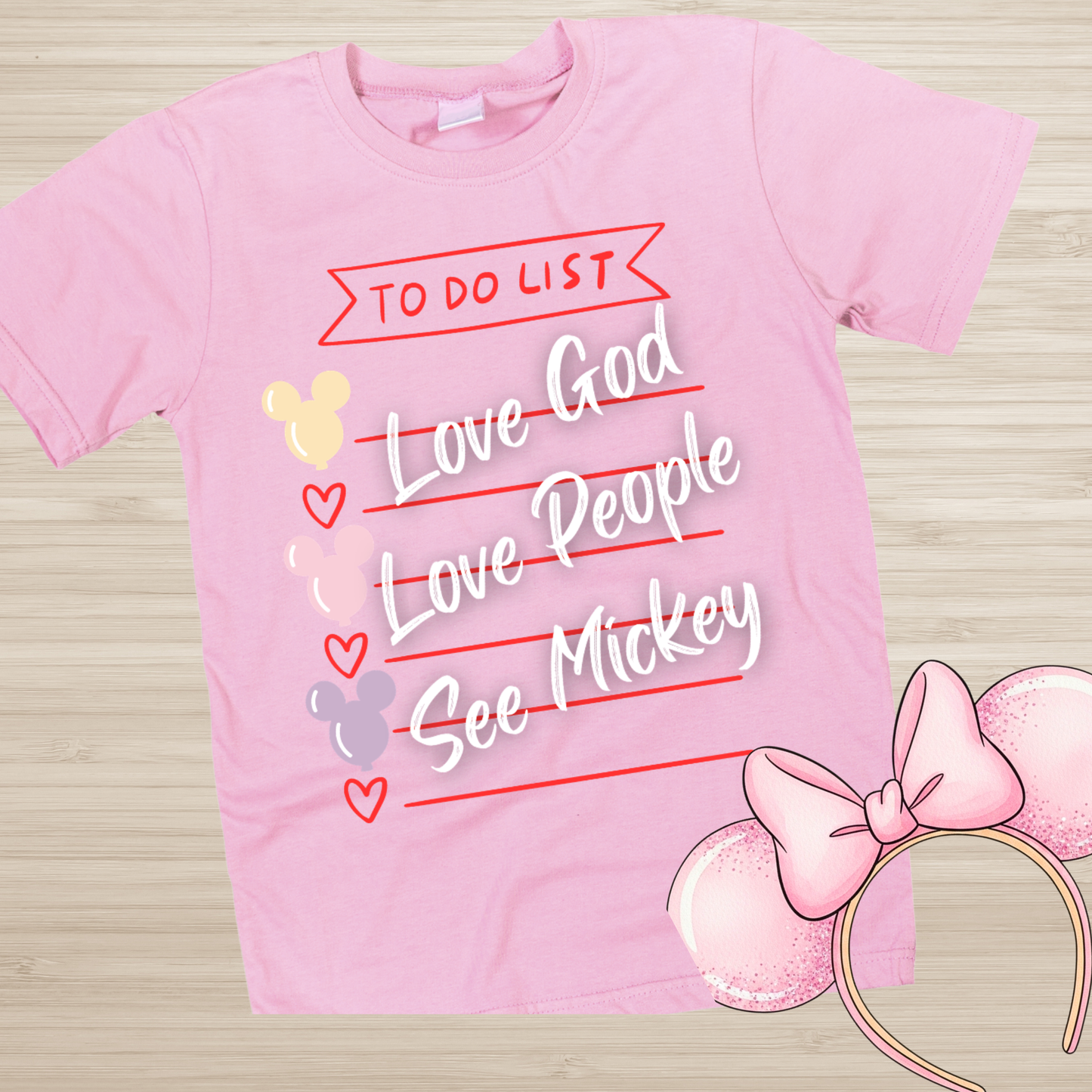 Love God Disney Inspired Comfort Colors T-shirt